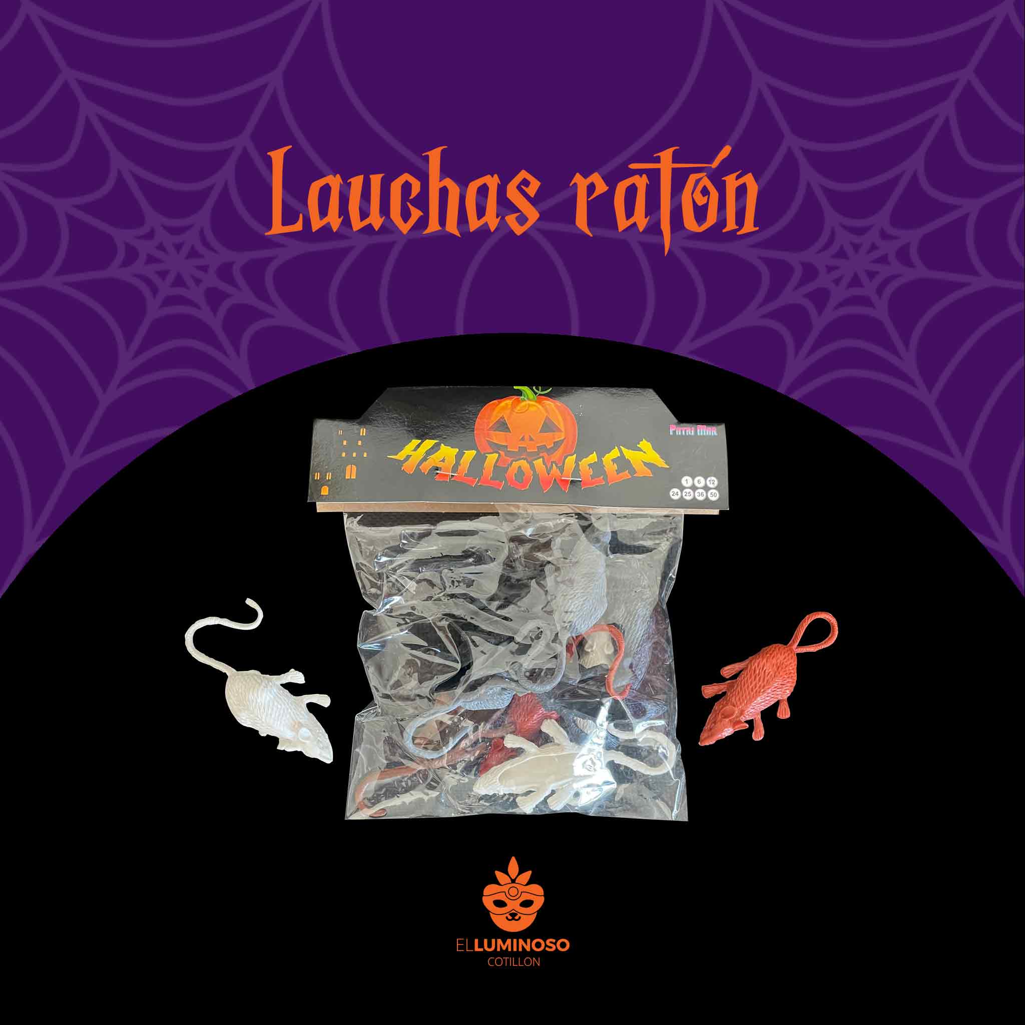 LAUCHAS RATON PLASTICAS X12