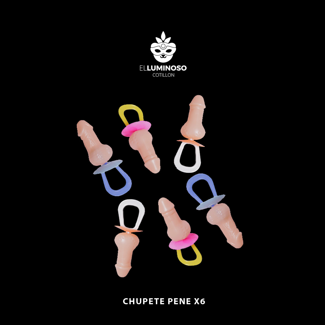 CHUPETE PENE ECONOMICO X6
