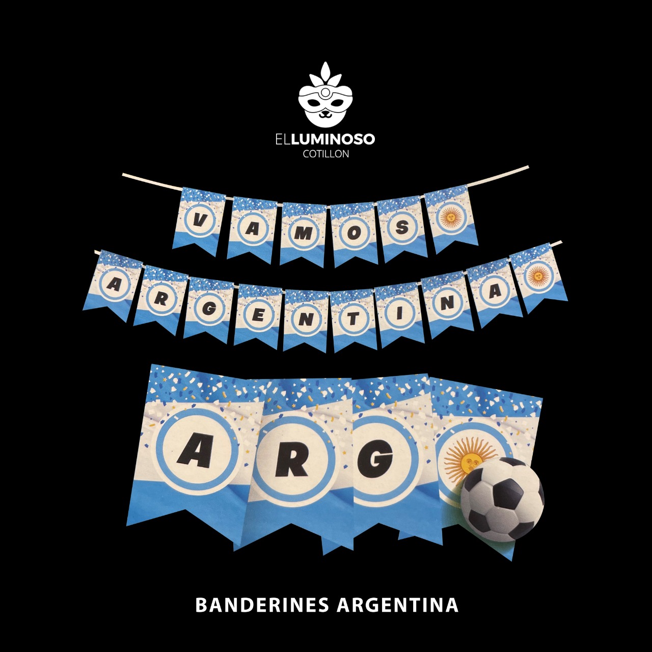 BANDERIN VAMOS ARGENTINA
