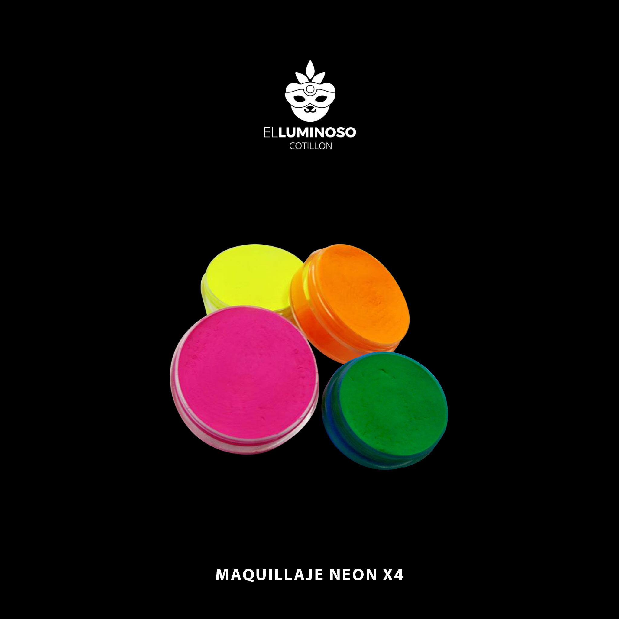 MAQUILLAJE FLUO X4