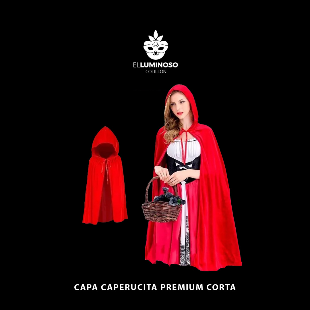 CAPA CAPERUCITA ROJA PREMIUM 80CM PS AC710