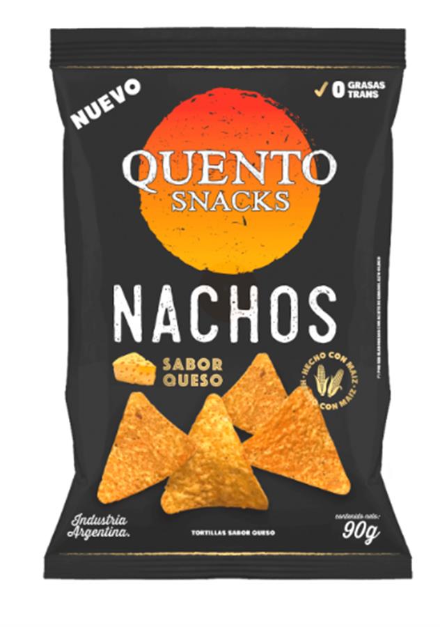 QUENTO NACHOS QUESO X90GRS