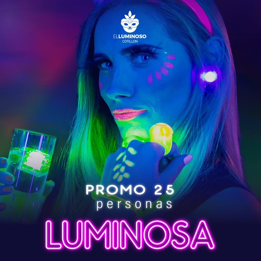 PROMO 25 PERSONAS LUMINOSO
