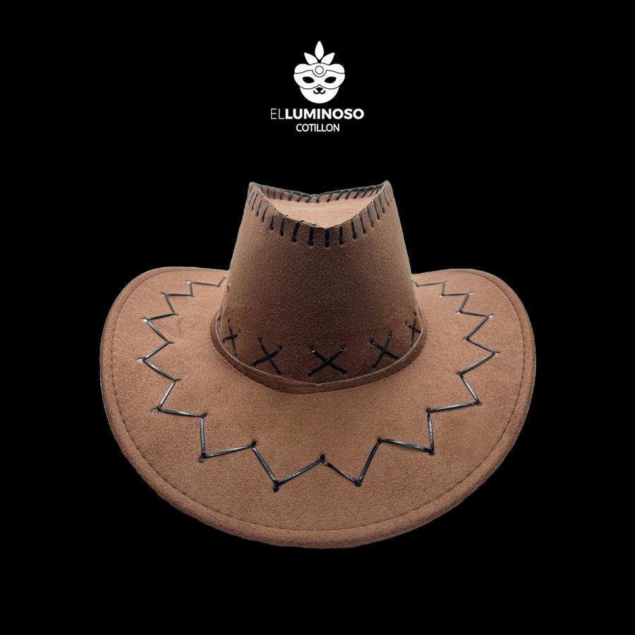 SOMBRERO COWBOY MARRON MM167-02