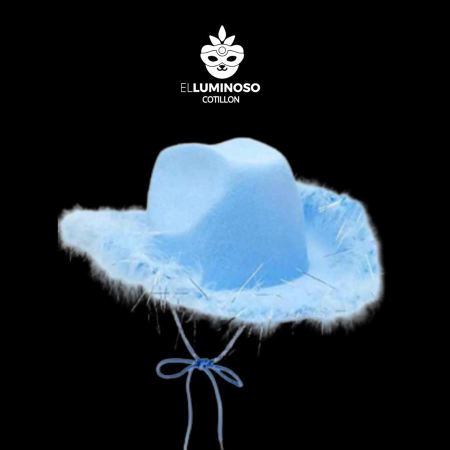 GORRO COWBOY BOA CELESTE MM204-01C