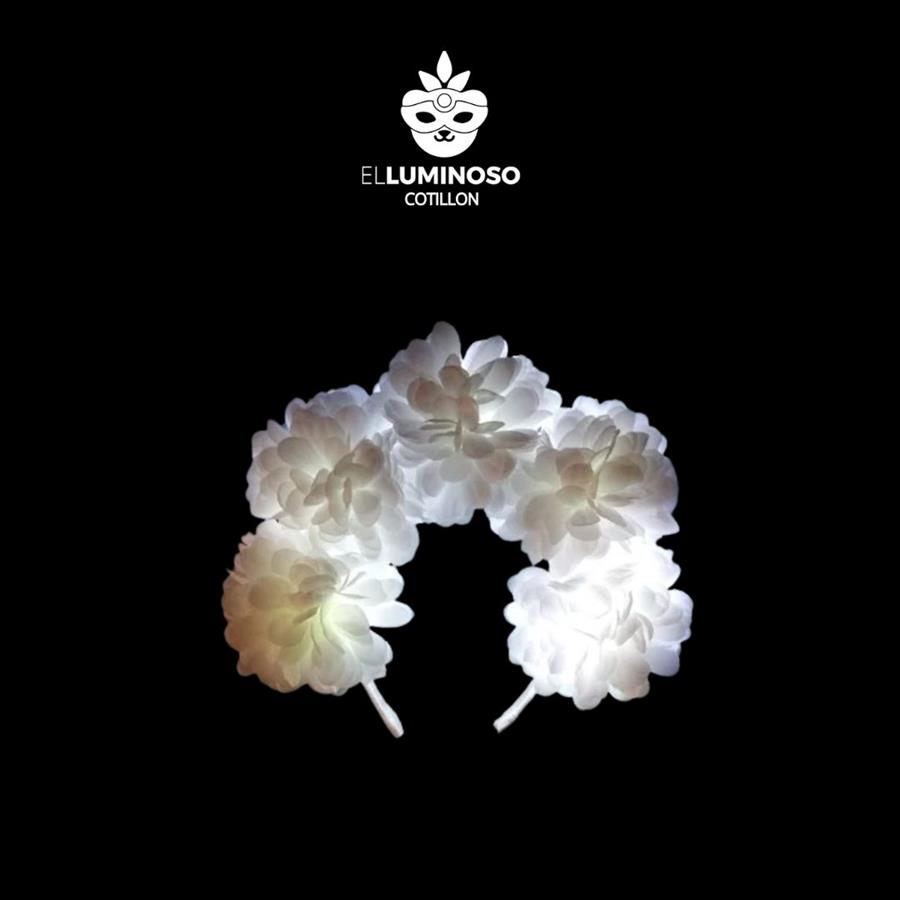VINCHA FLOWER TIME CRISANTEMO LED