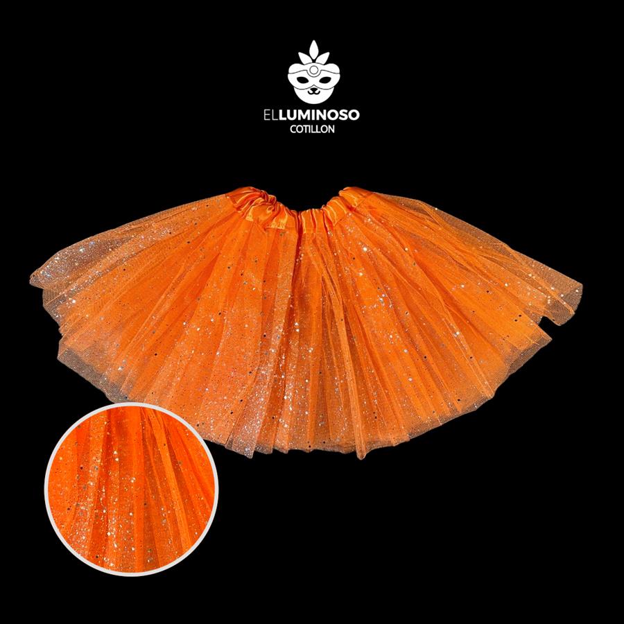 POLLERA TUTU NARANJA