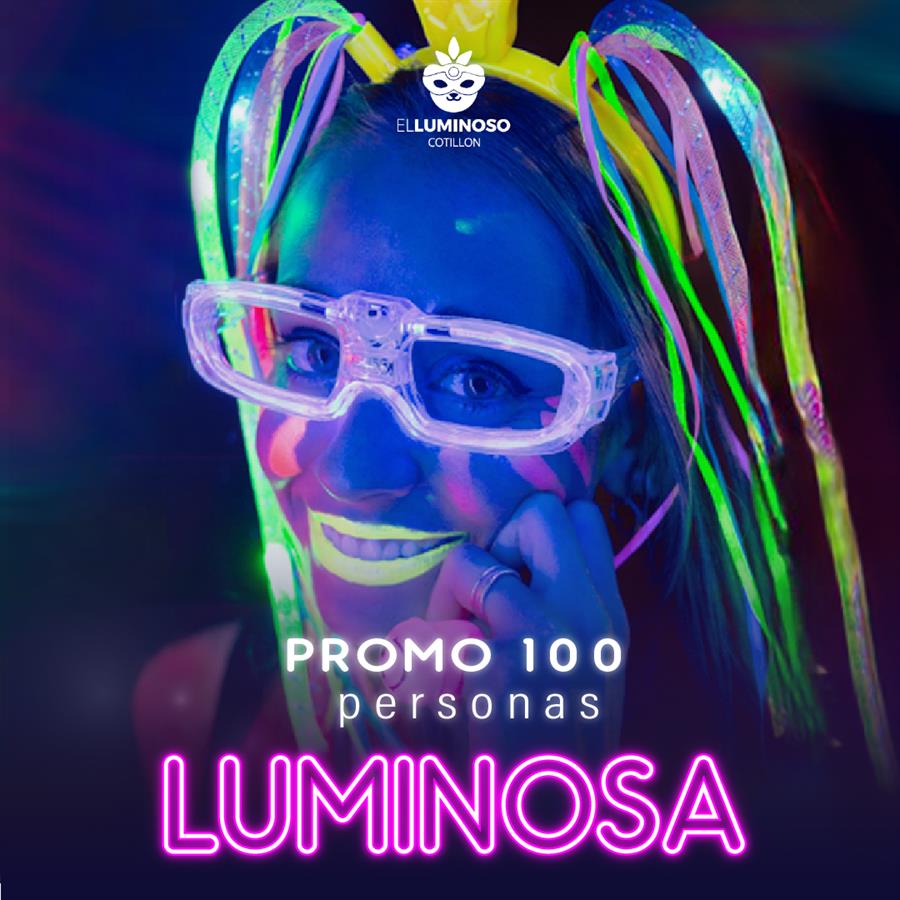 PROMO 100 PERSONAS LUMINOSO