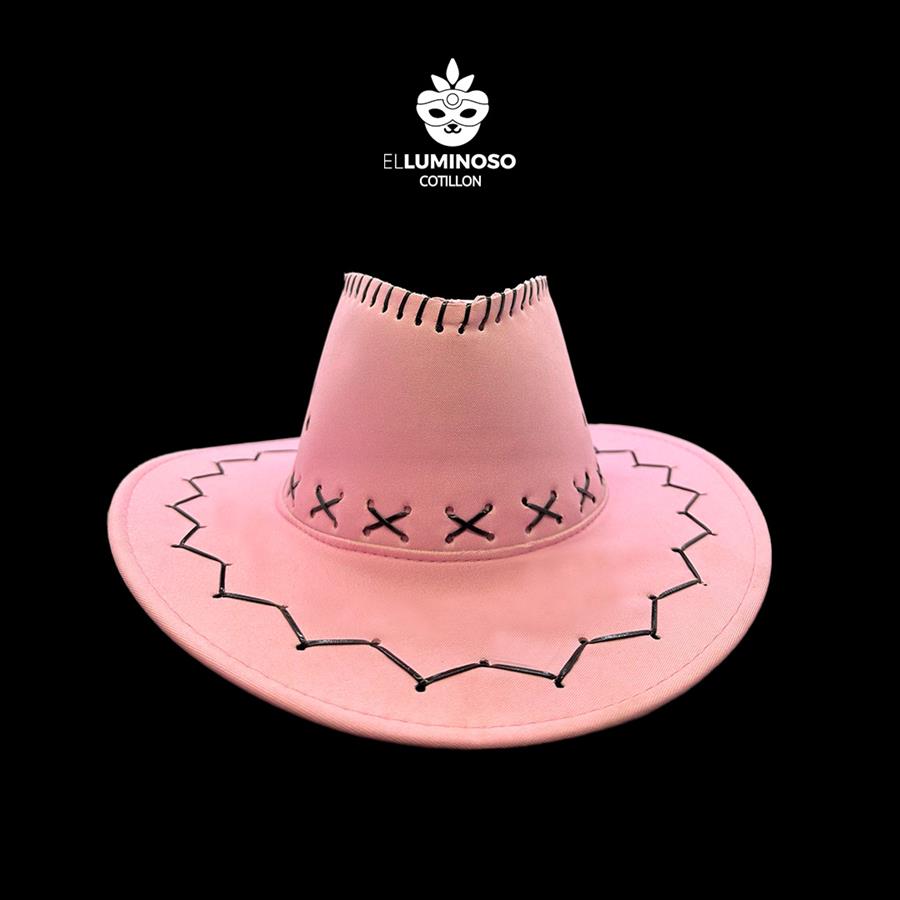 SOMBRERO COWBOY ROSA MM167-01