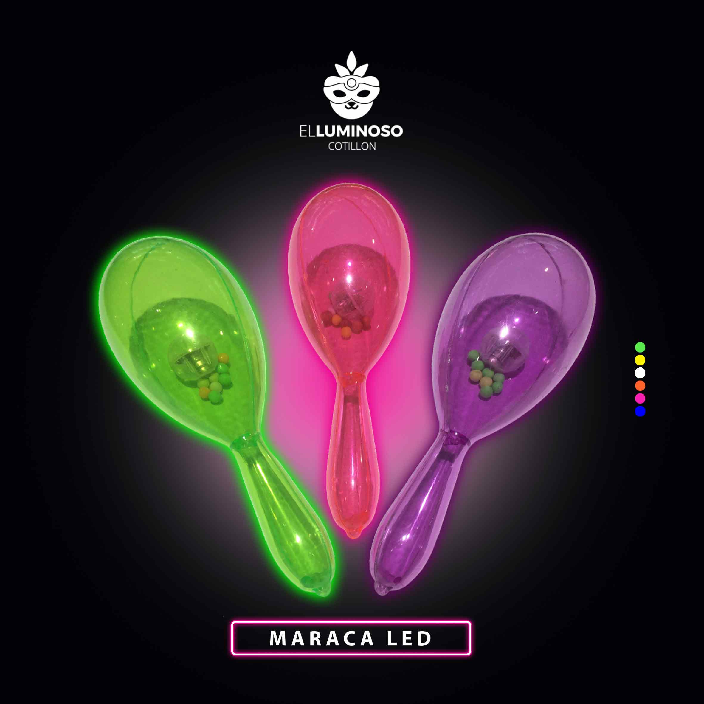 MARACA LED X10