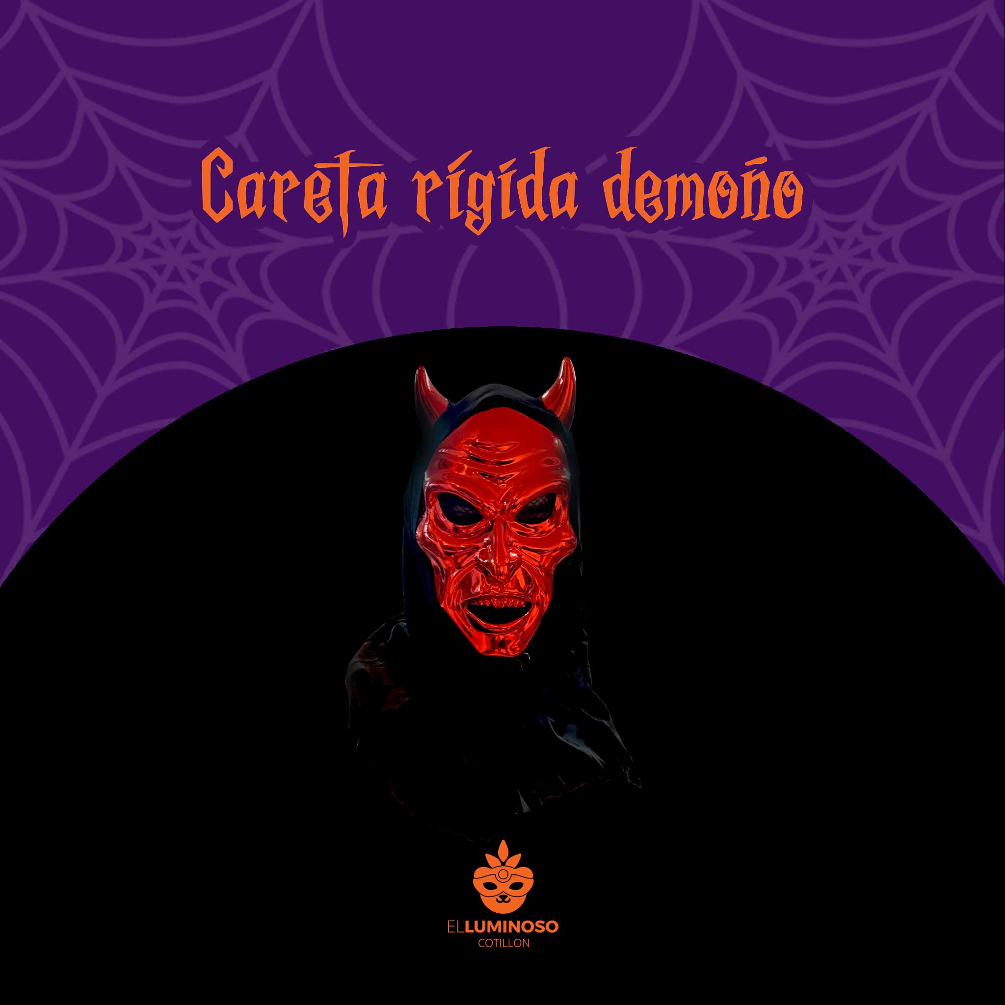 CARETA RIGIDA DEMONIO ZQ-22114