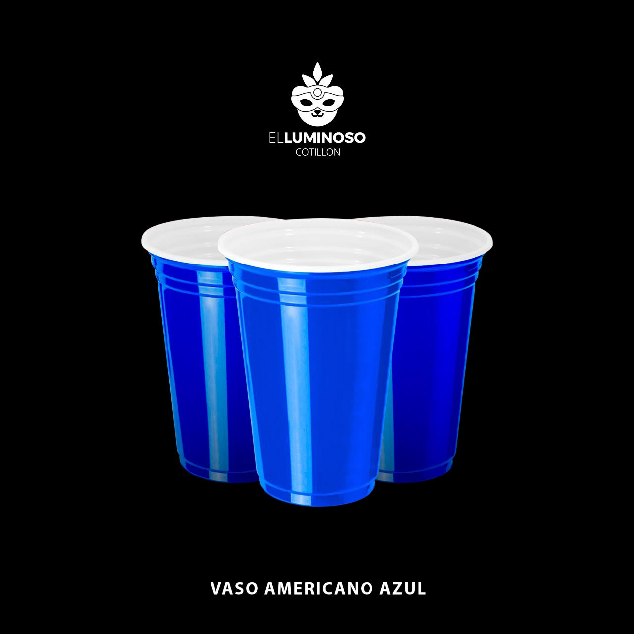 VASO AZUL YANKEE 400cc X25