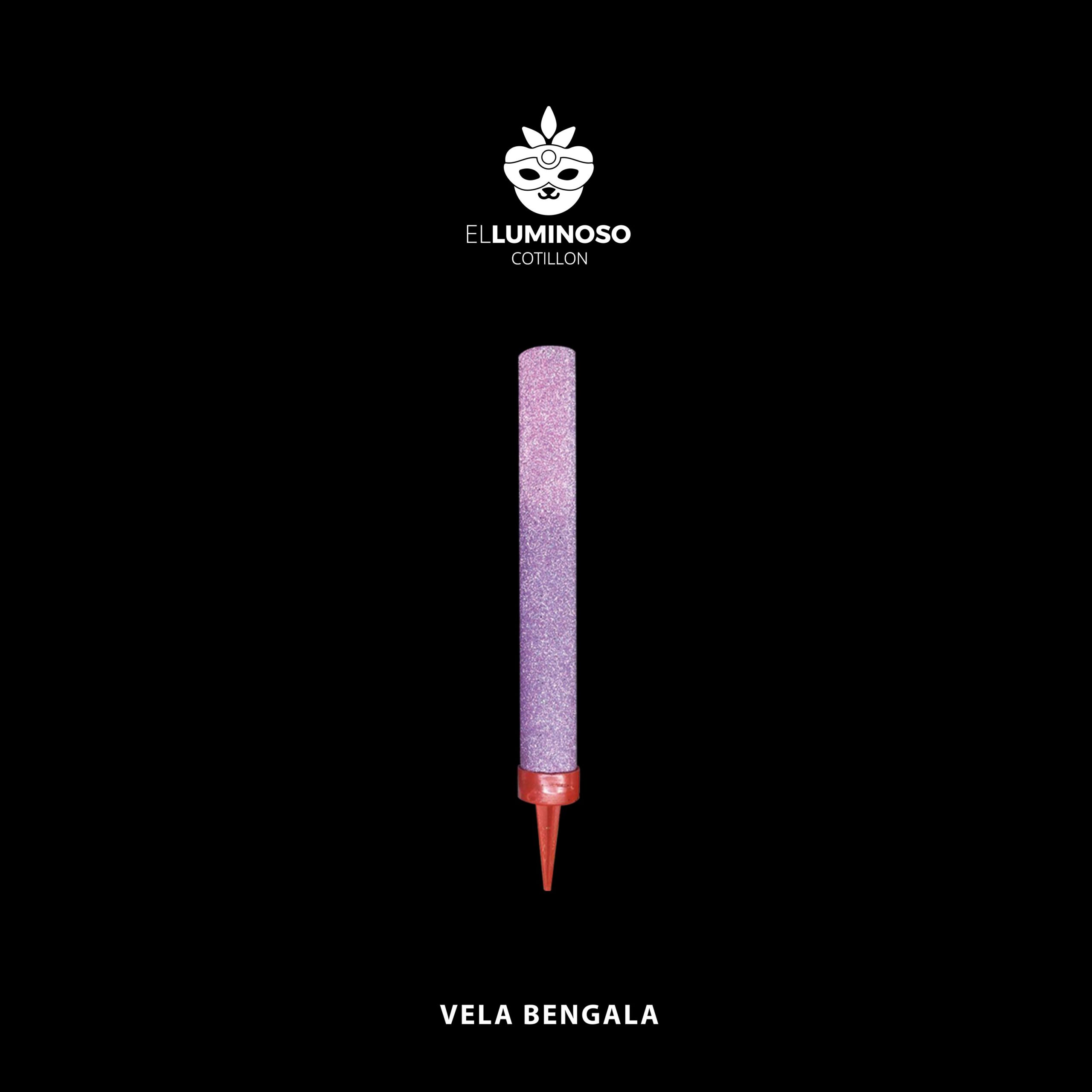 VELA BENGALA GIBRE ROSA