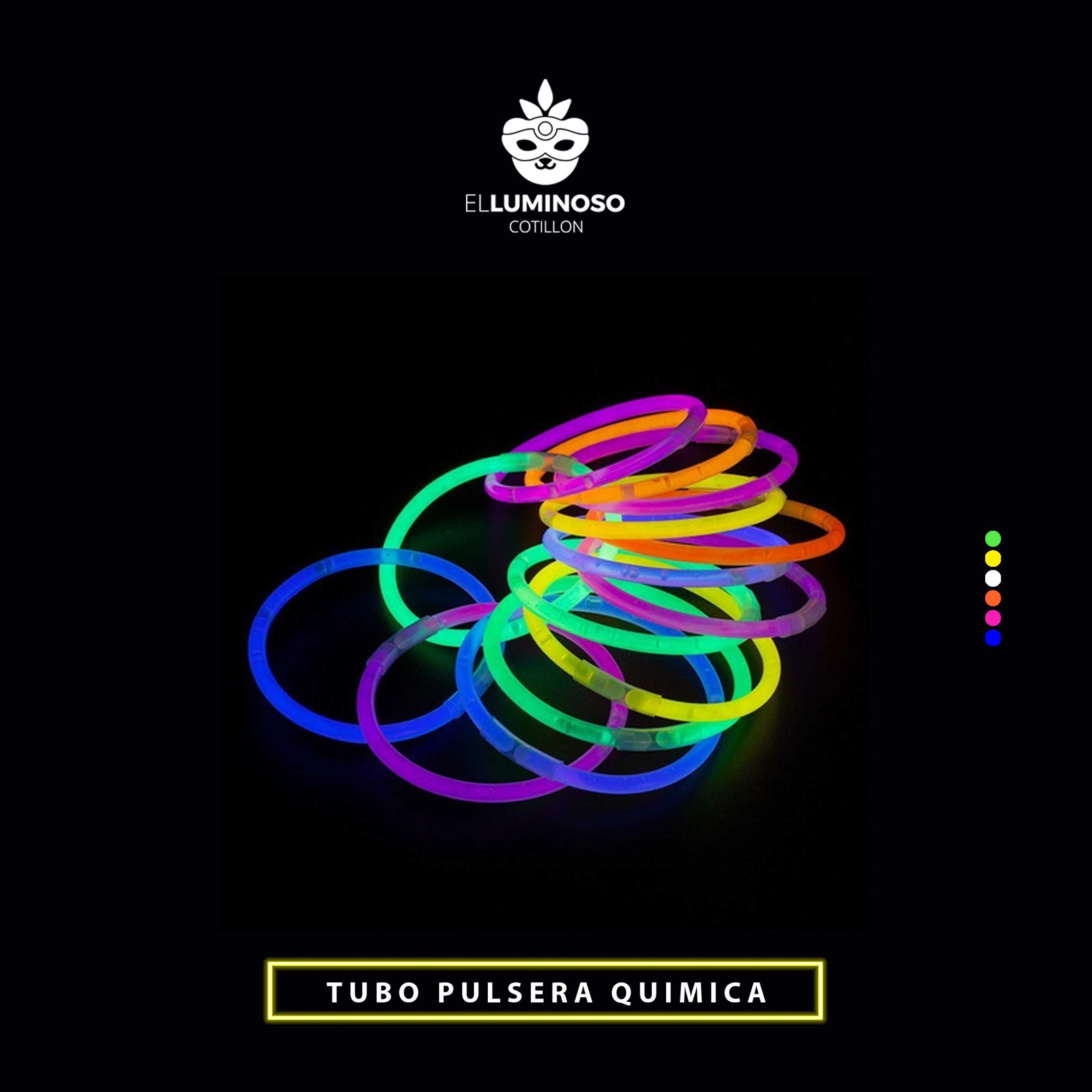 TUBO DE PULSERAS QUIMICAS X50