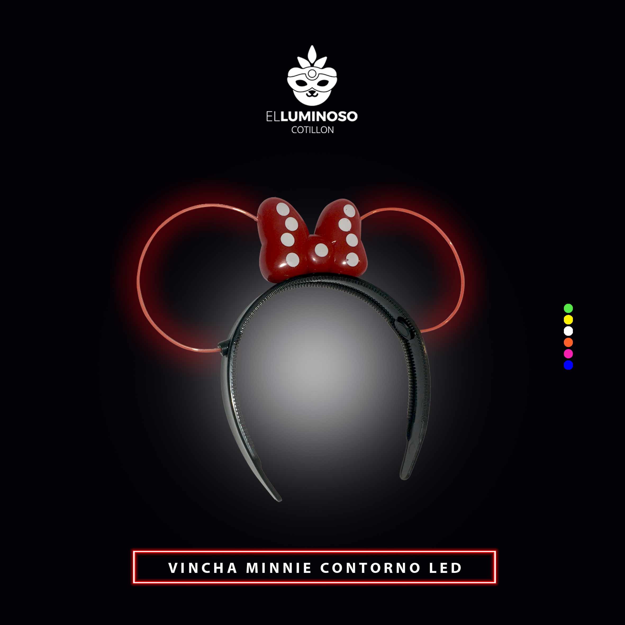 SUPER VINCHA LED MINNIE CONTORNO VIN115