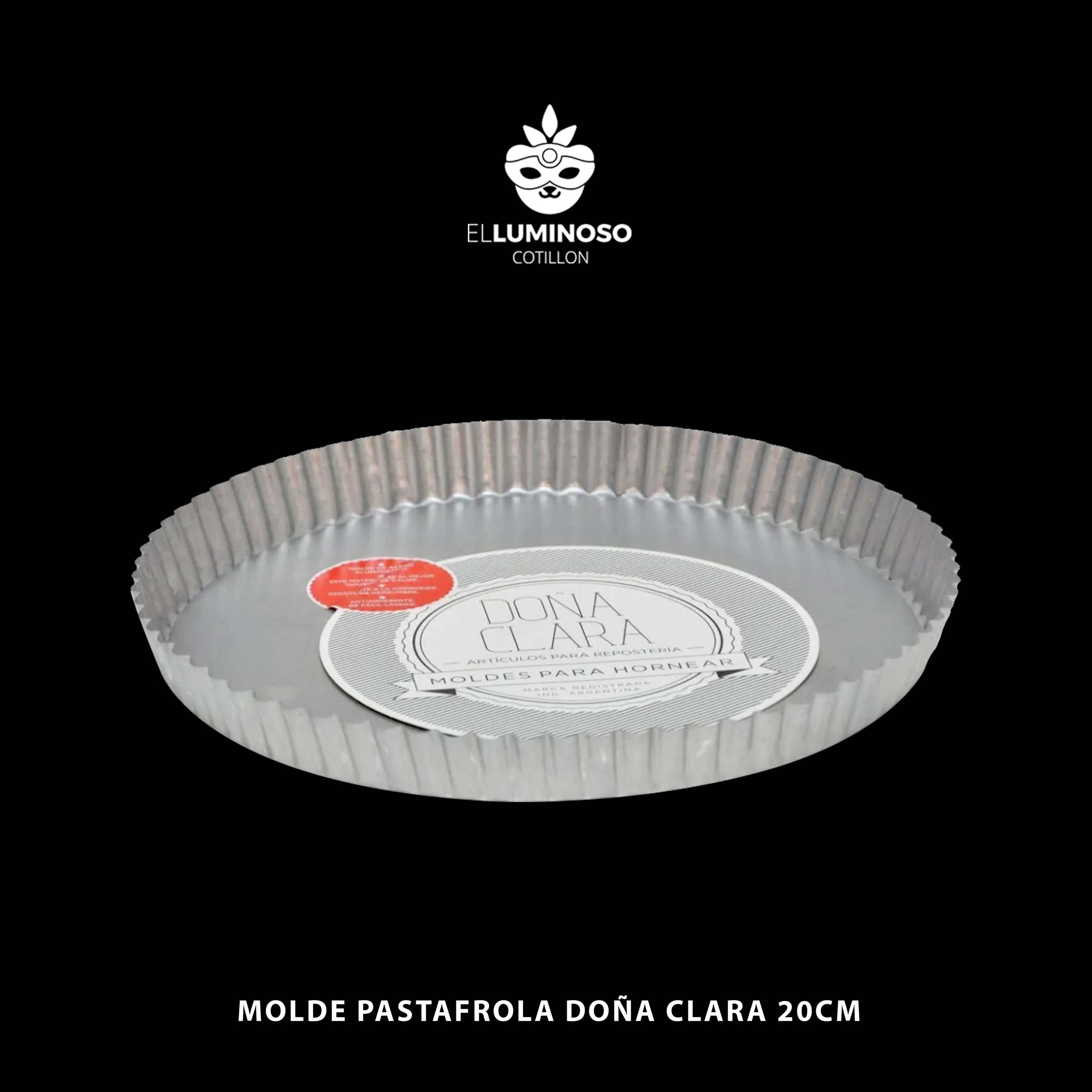 MOLDE PASTA FROLA FIJA 20CM DOÑA CLARA