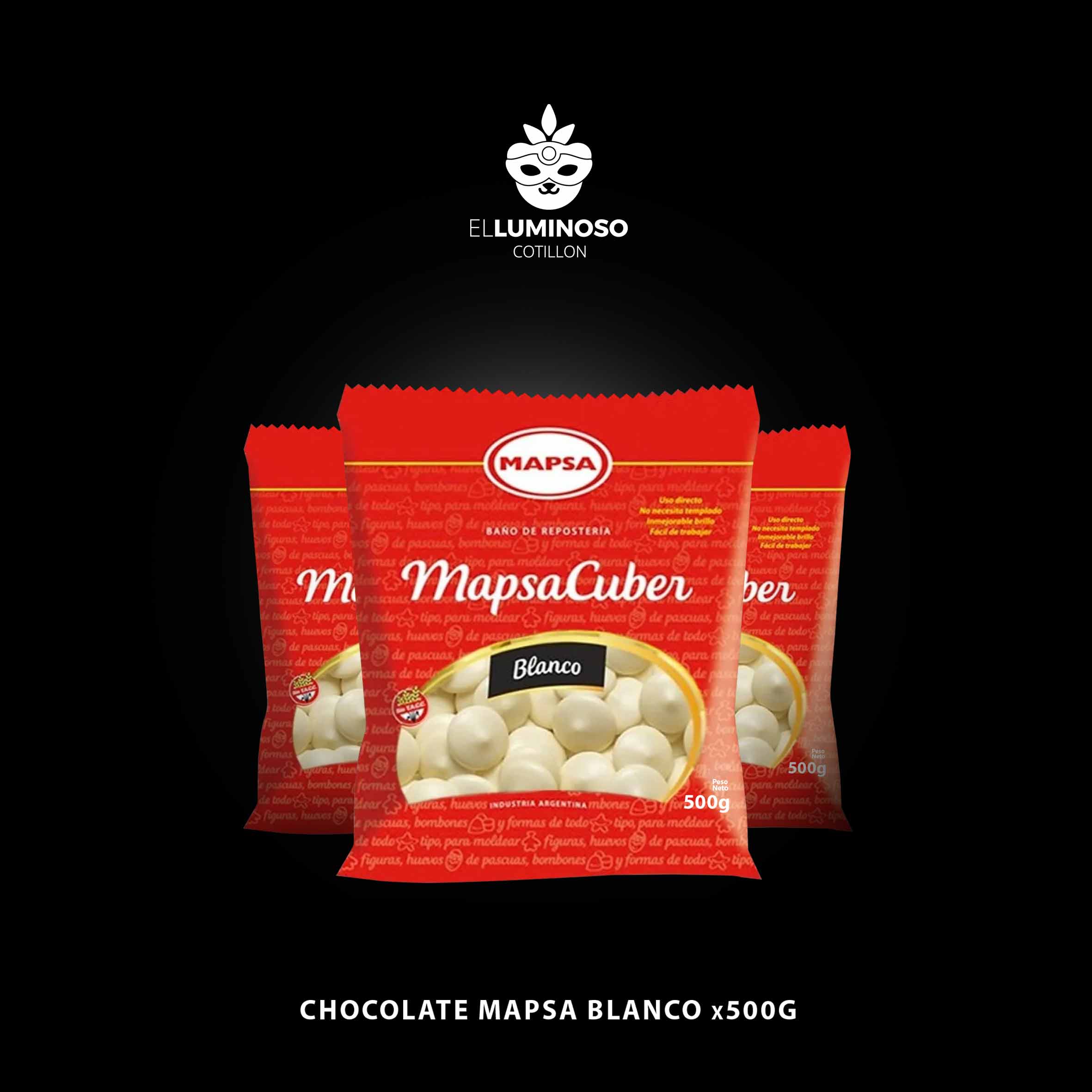 CHOCOLATE MAPSACUBER BLANCO X500