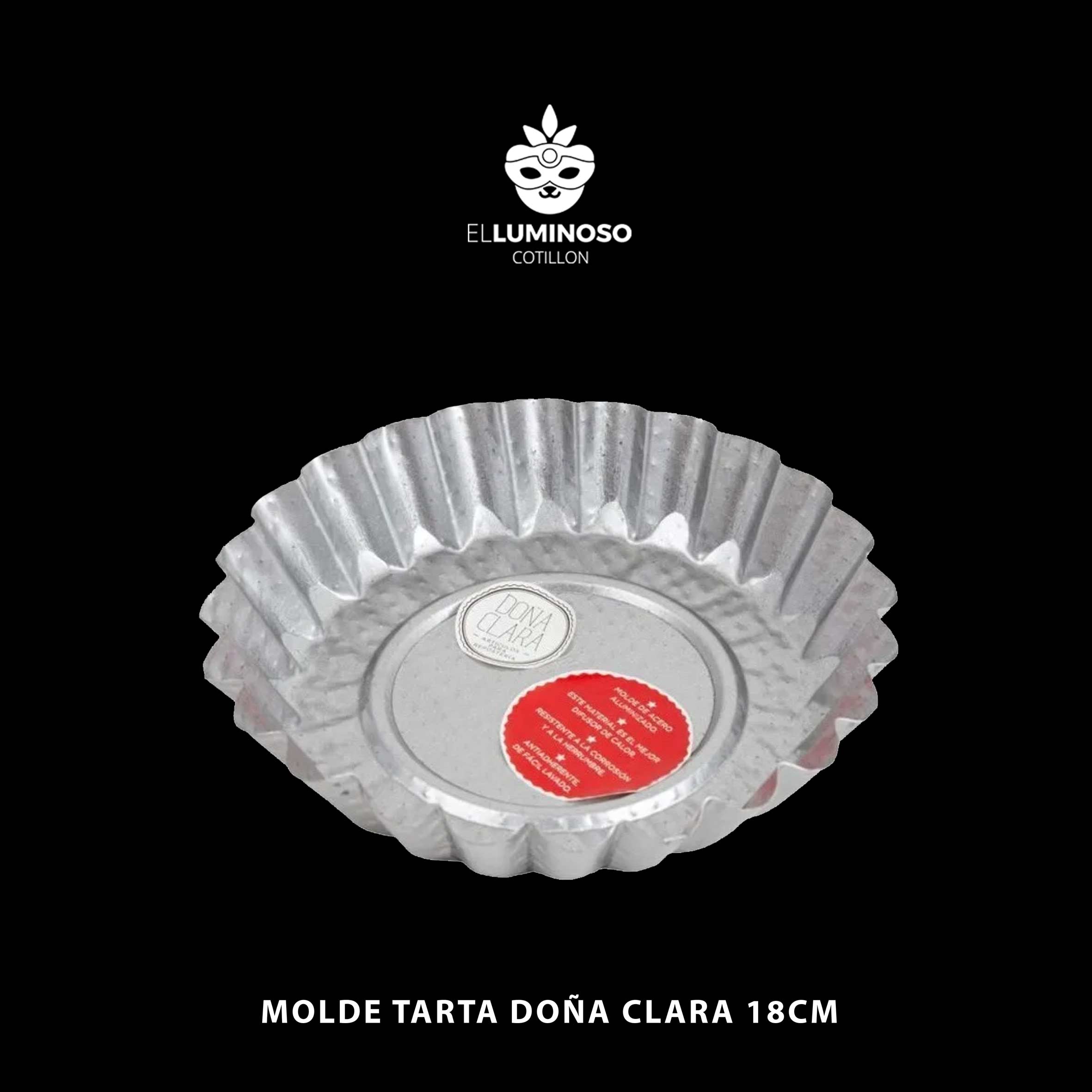MOLDE MINI TARTA FIJA 18CM DOÑA CLARA