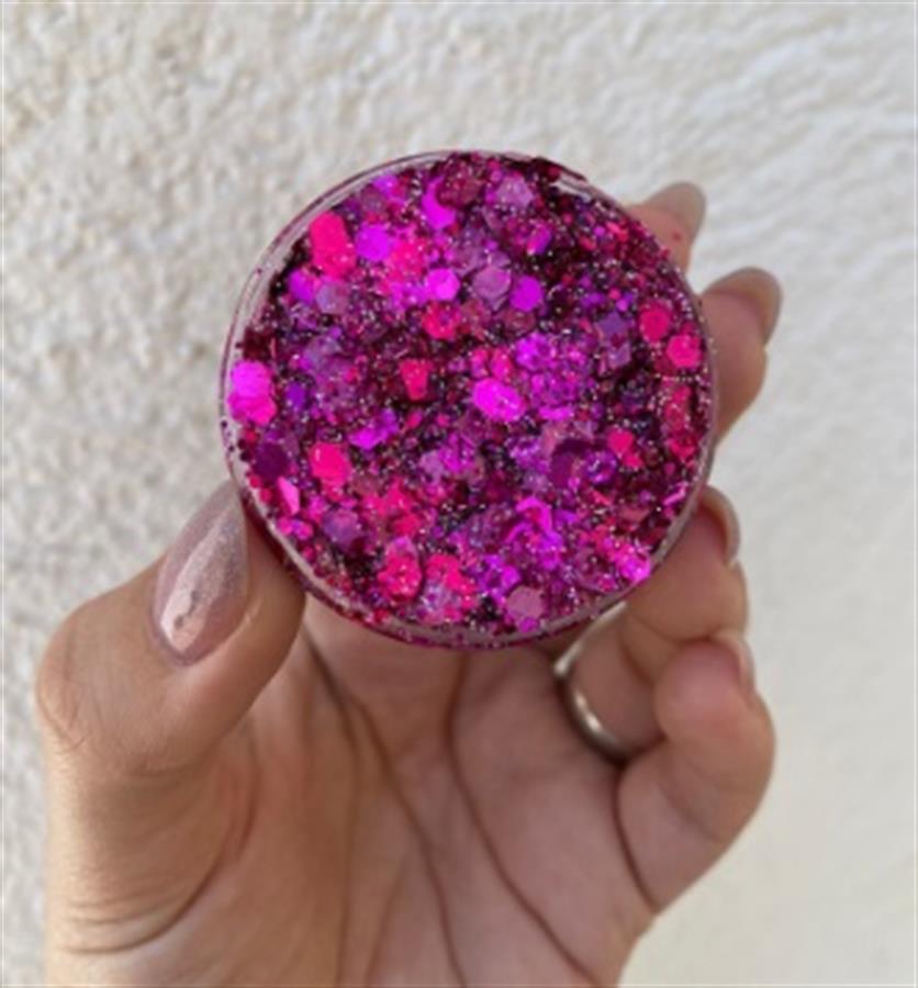GLITTER 25GRS FUCSIA