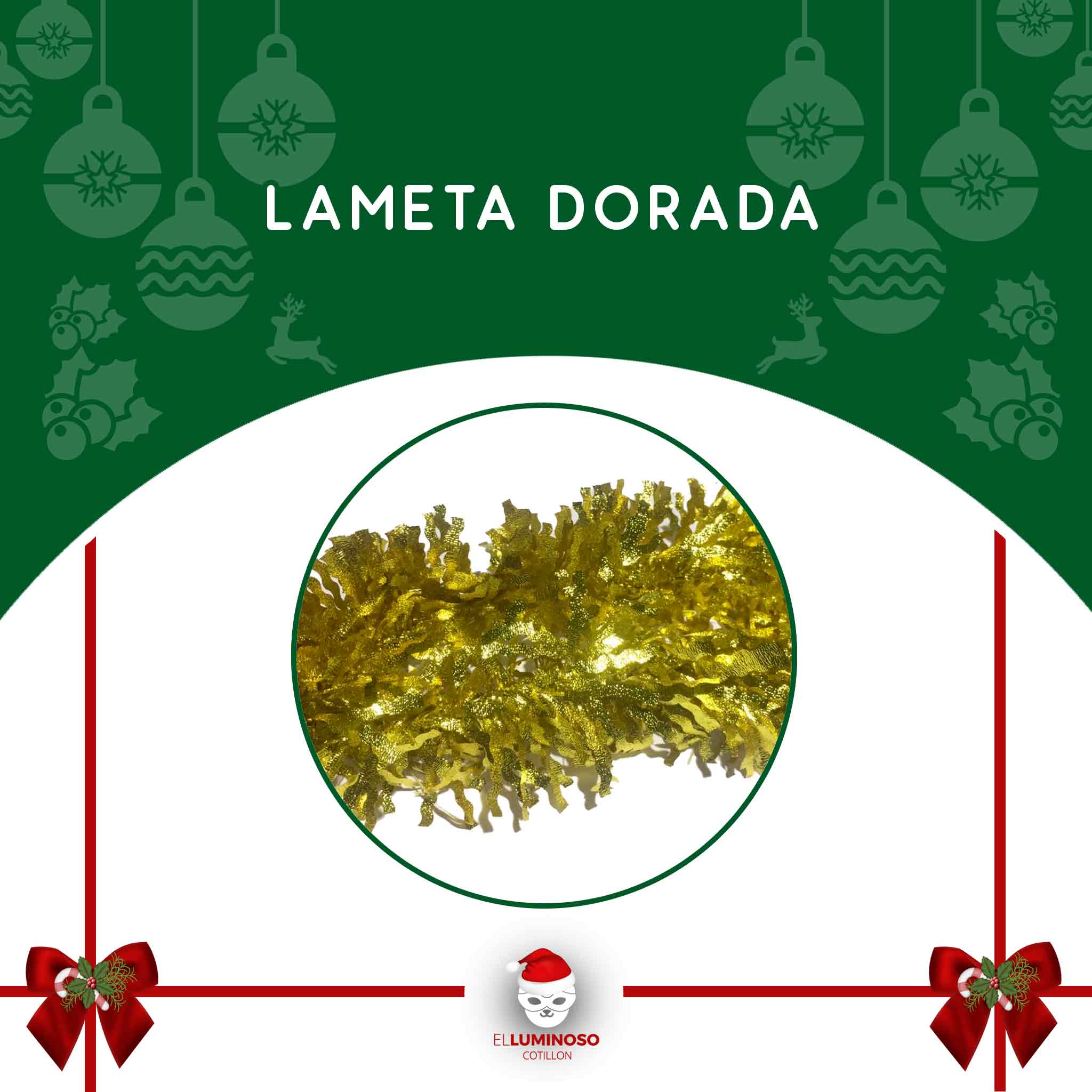 LAMETA METAL DORADA