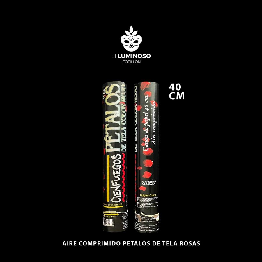 LANZA PAPELES PETALOS ROJOS 40CM