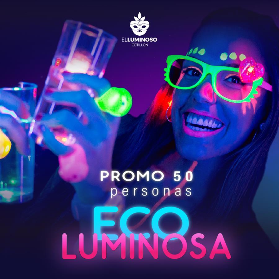 PROMO 50 PERSONAS ECO LUMINOSO