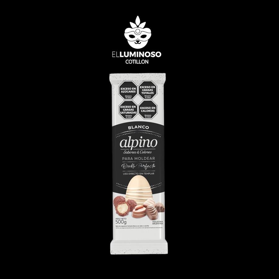 CHOCOLATE ALPINO BARRA BLANCO 500G