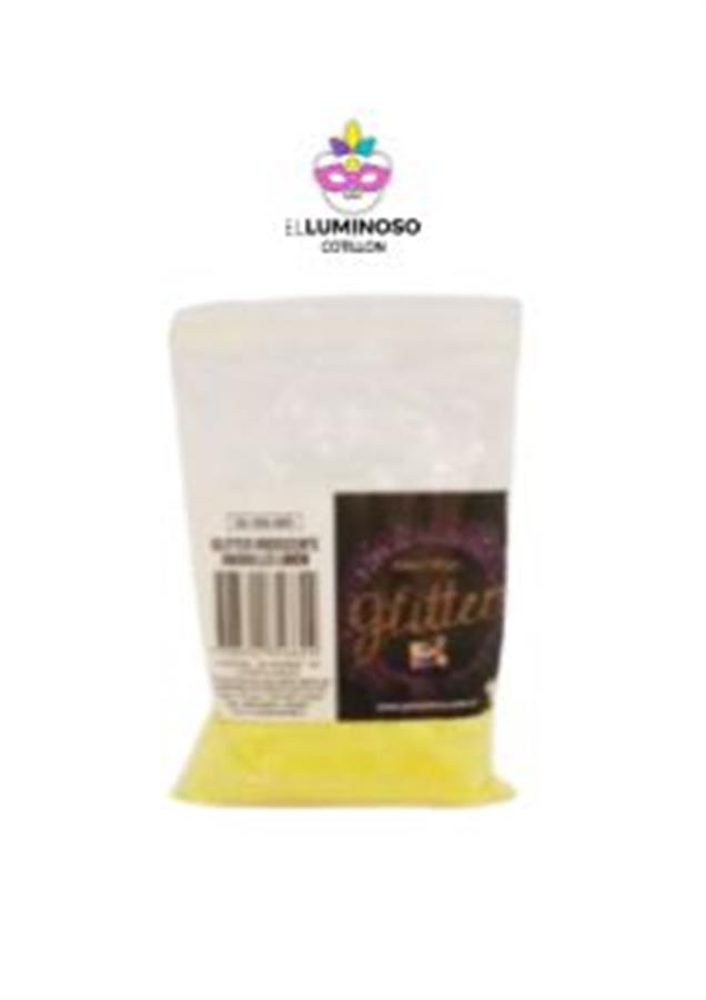 GLITTER PS BOLSA X100GR AMARILLO LIMON GL100