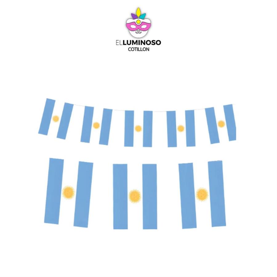 GUIRNALDA BANDERAS ARGENTINAS