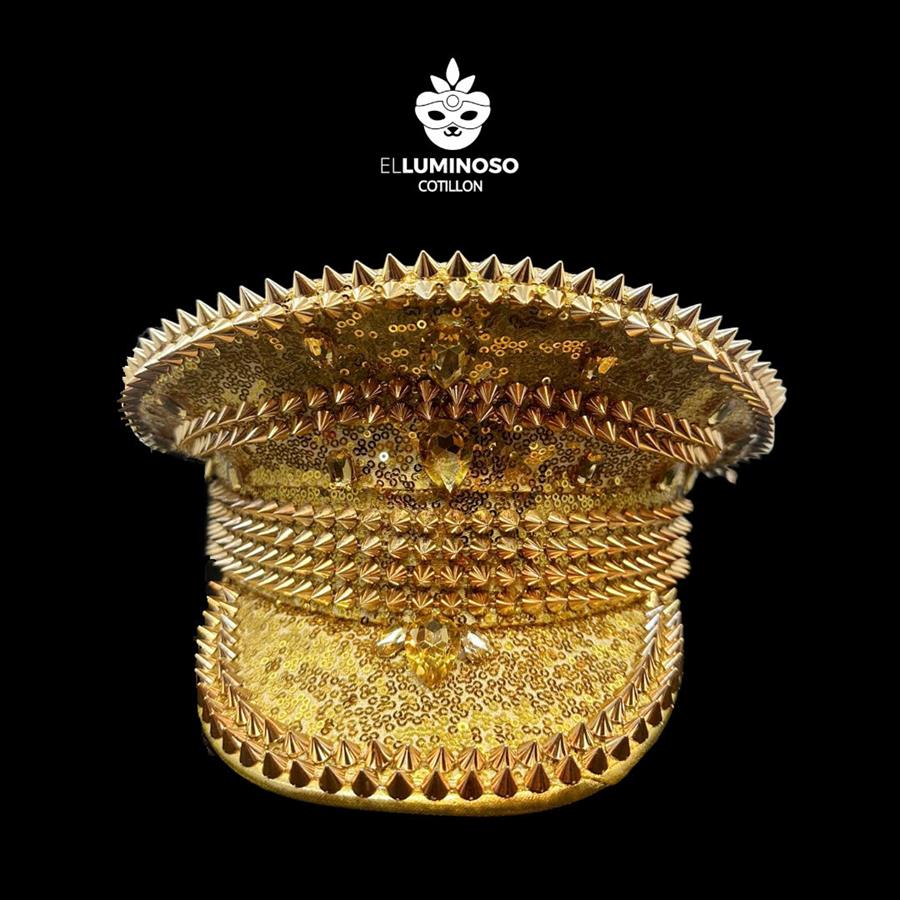 GORRO ALMIRANTE DORADA MM206-01D