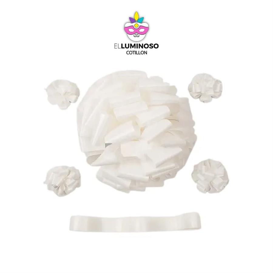 MOÑO AUTO BLANCO LISO