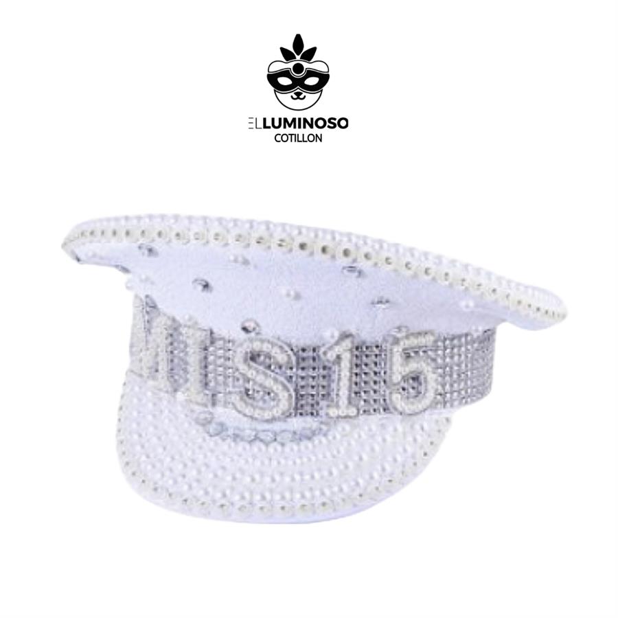 SOMBRERO CAPITAN FASHION MIS 15 BLANCO GO183