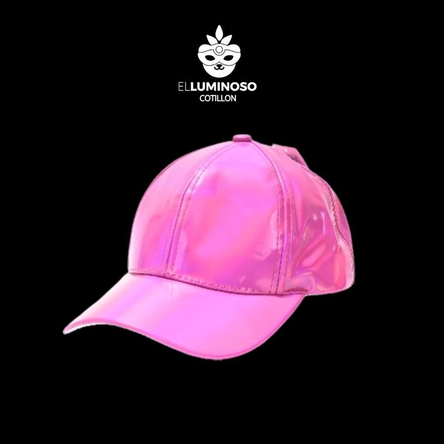 GORRA VISERA BRILLOSA FUCSIA MM194-01F