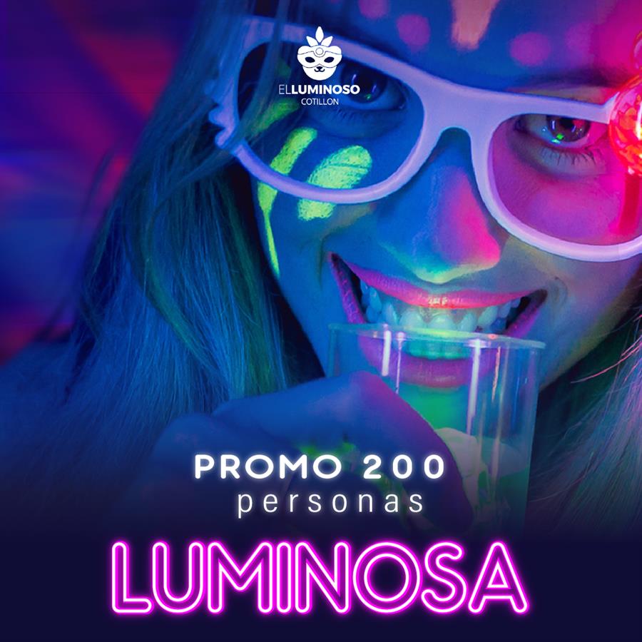 PROMO 200 PERSONAS LUMINOSO