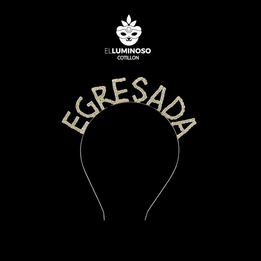 VINCHA STRASS METAL EGRESADA