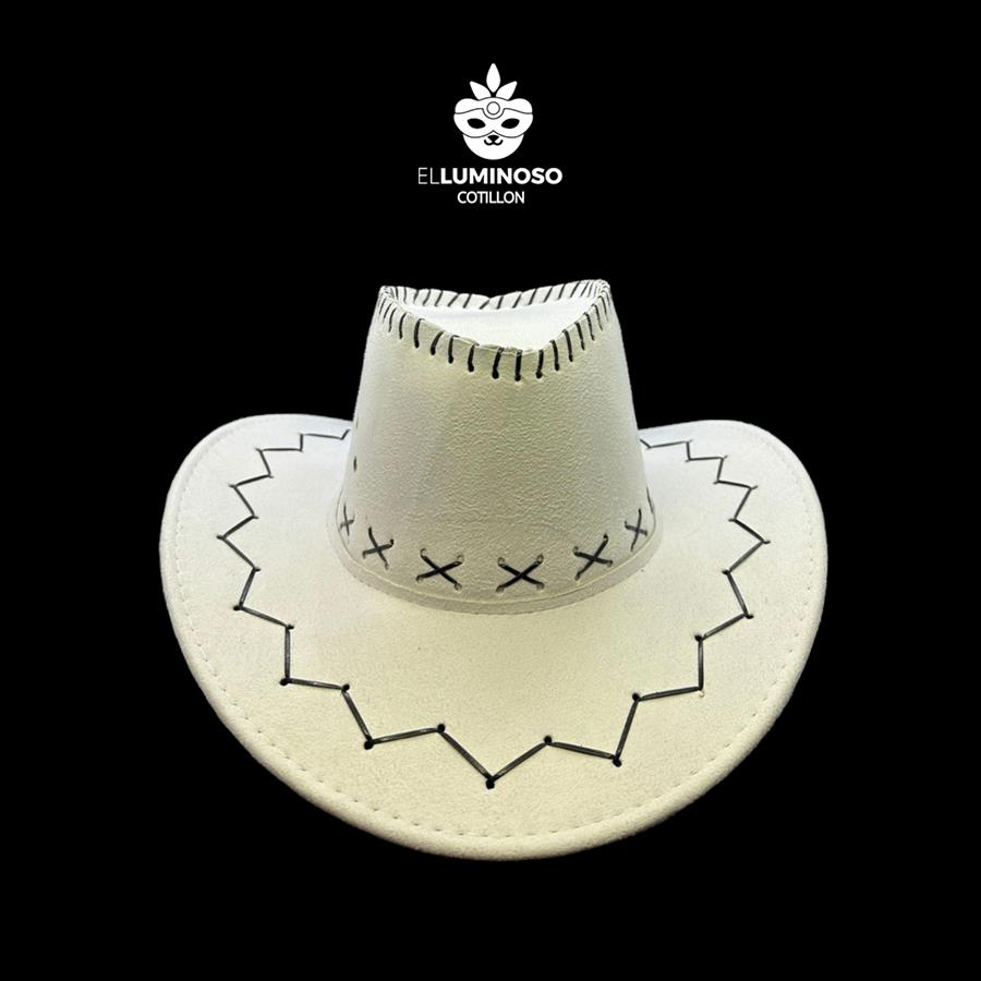 SOMBRERO COWBOY BLANCO MM167-02