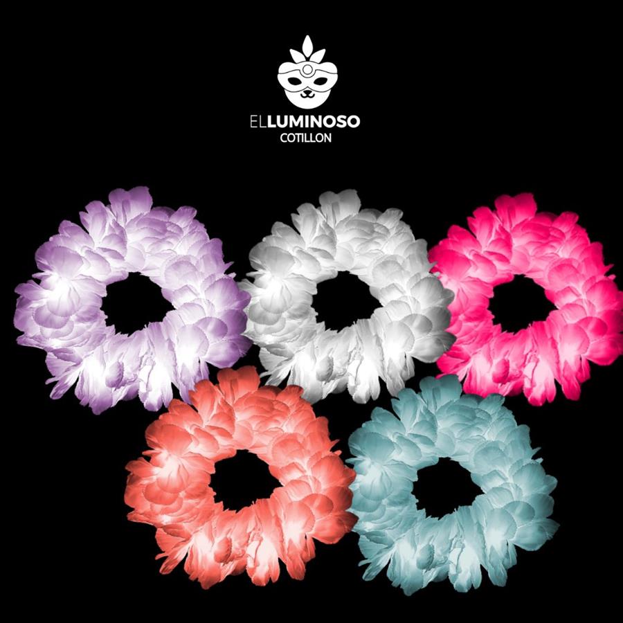 VINCHA SEDA LED COLORES X1