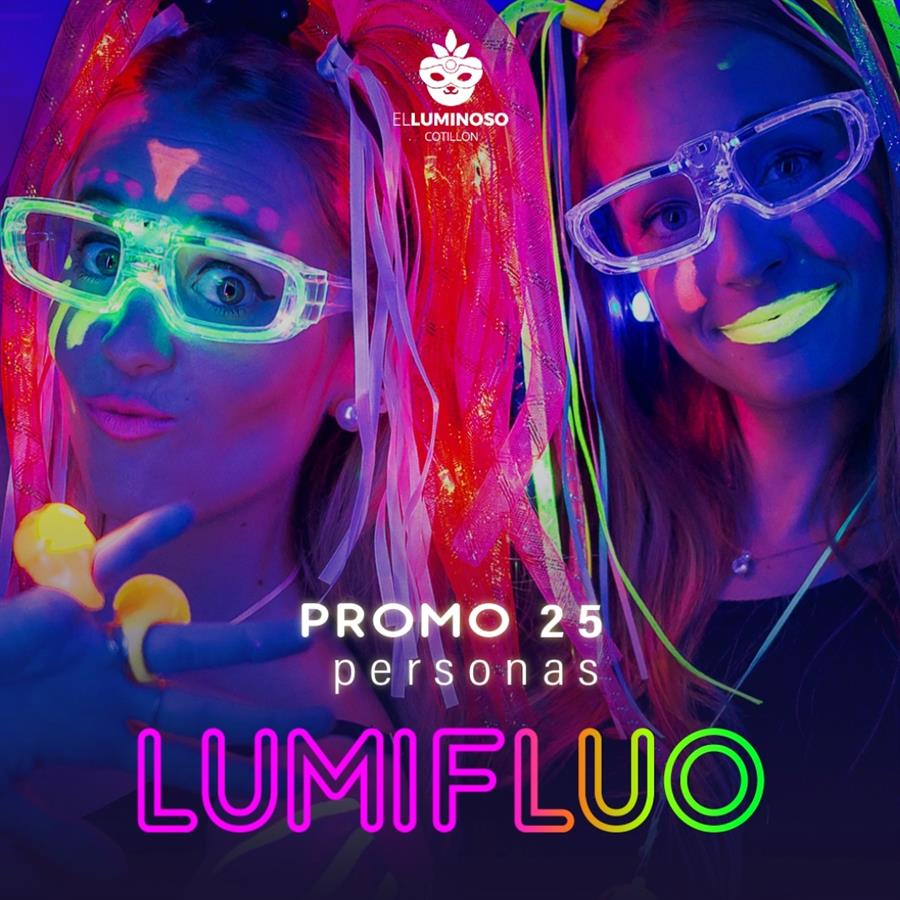 PROMO 25 PERSONAS LUMIFLUO