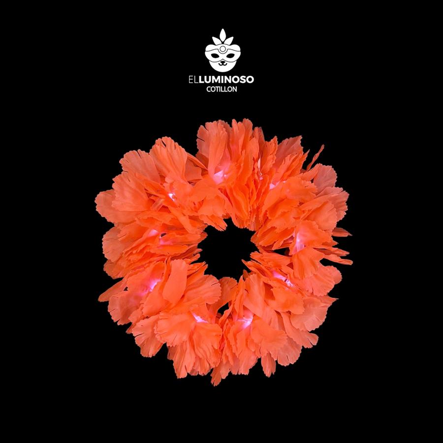 VINCHA SEDA SALMON LED