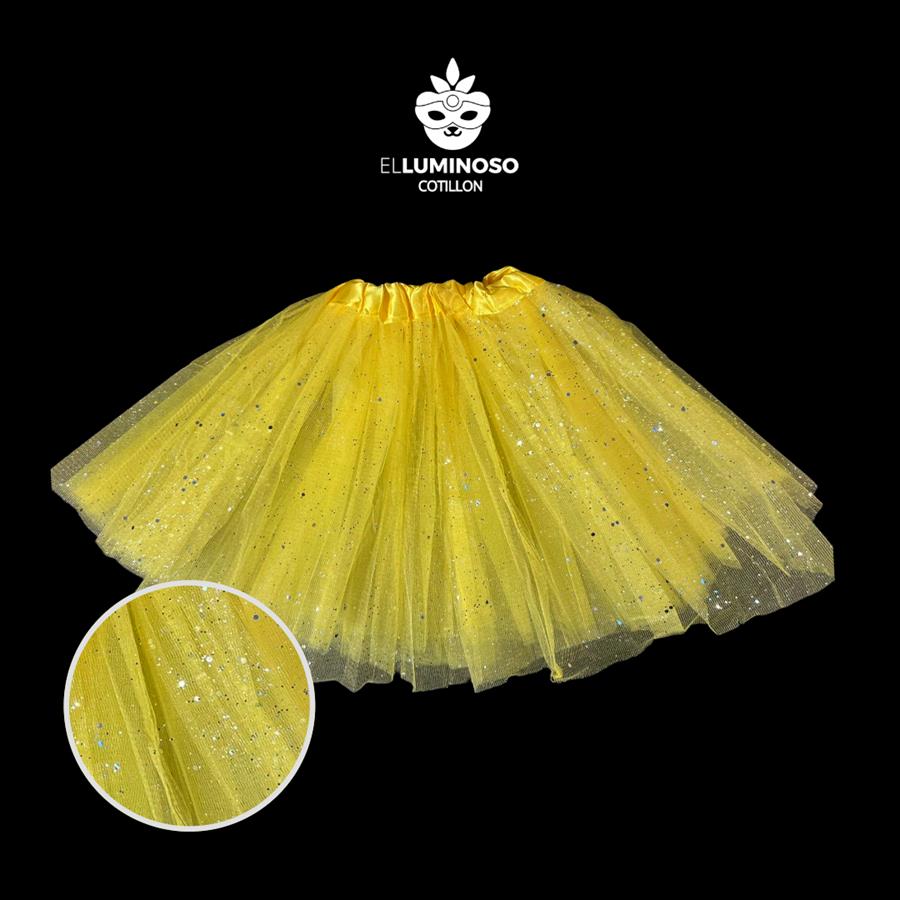 POLLERA TUTU AMARILLO