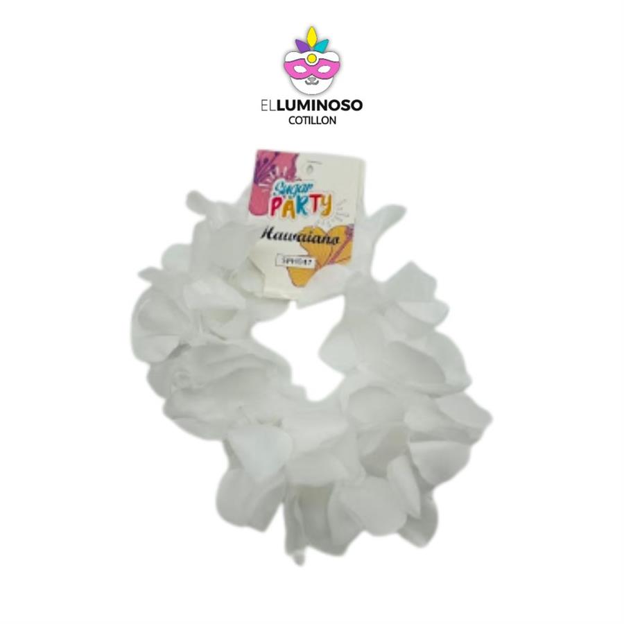 VINCHA HAWAI PETALOS GRANDES BLANCA SPH047