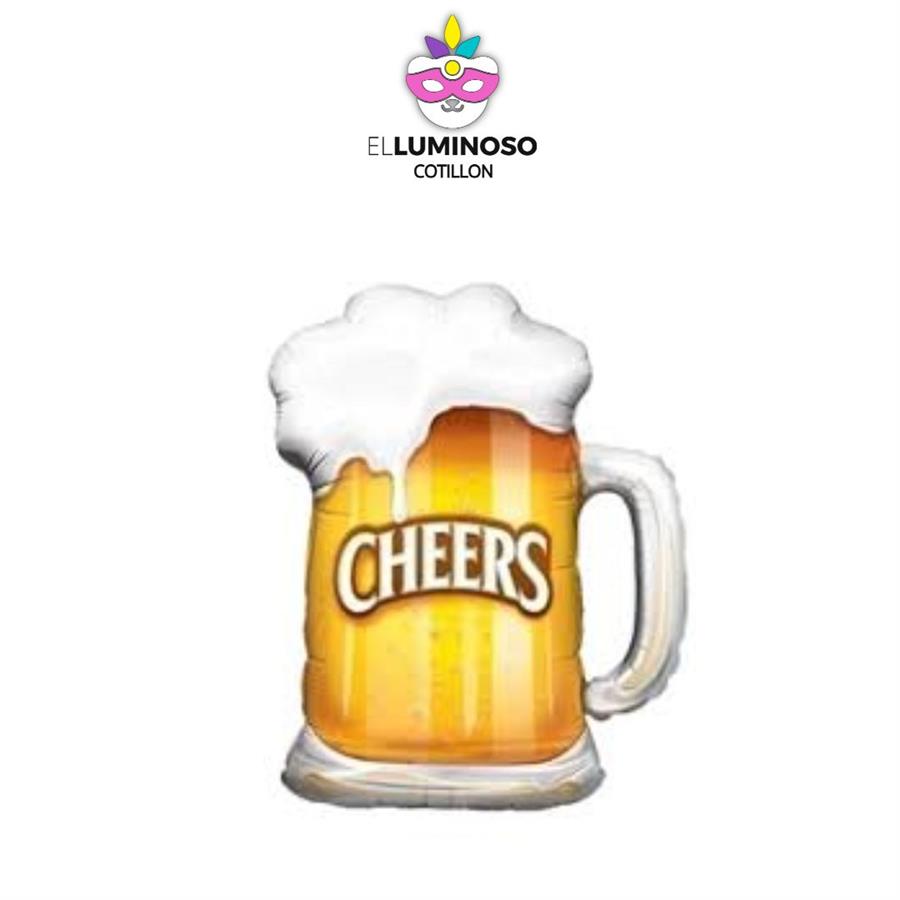 GLOBO CERVEZA CHEERS 50CM