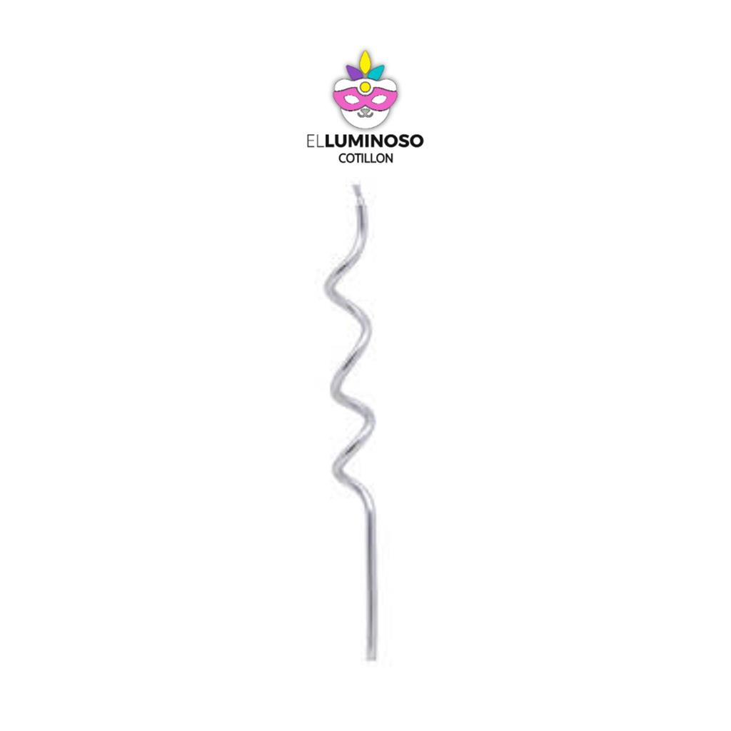 VELAS TWIST PLATEADAS X12UN VTTPL