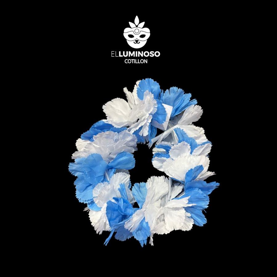 VINCHA SEDA FT BLANCO Y CELESTE ARGENTINA