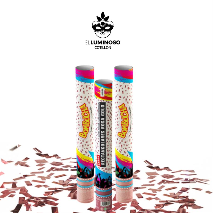 LANZA PAPELES ROSA GOLD 40CM