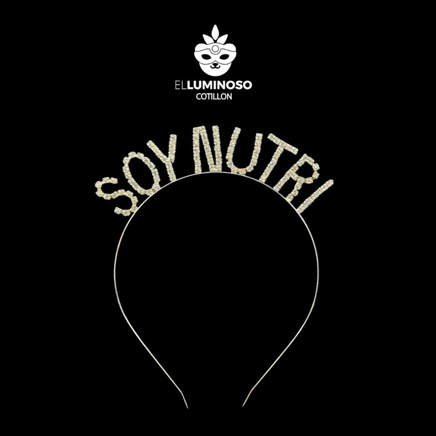 VINCHA STRASS METAL SOY NUTRI