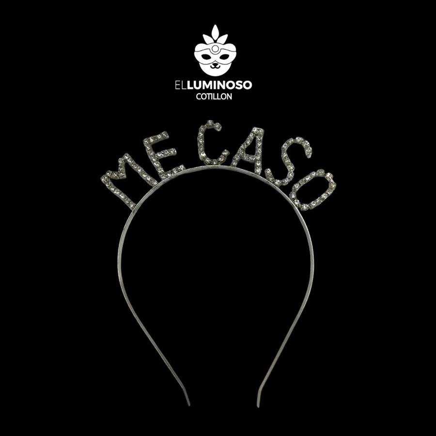 VINCHA STRASS METAL ME CASO