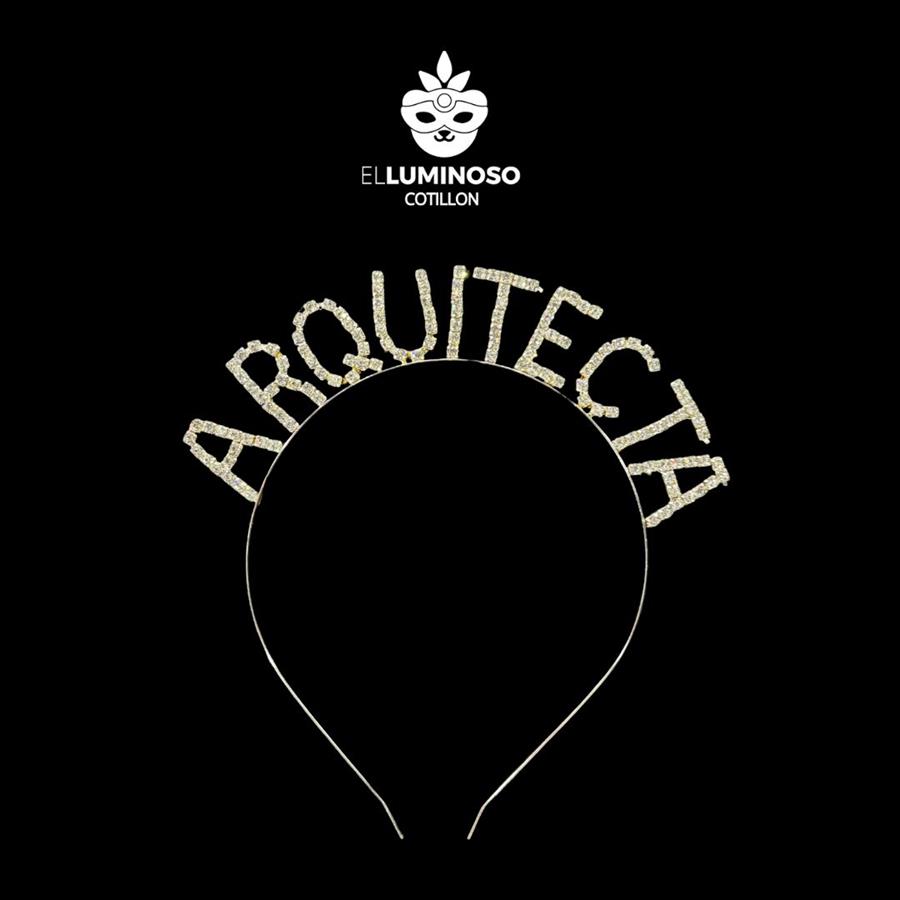 VINCHA STRASS METAL ARQUITECTA