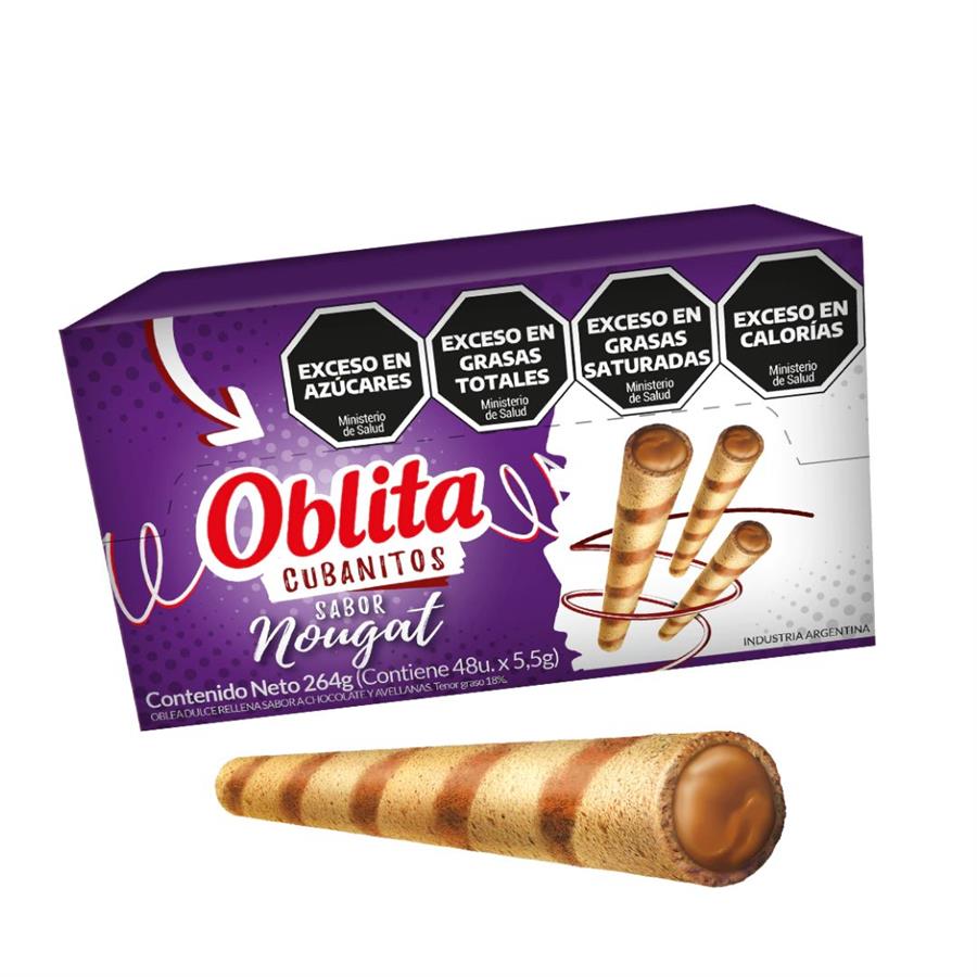 CUBANITOS OBLITA X48 NOUGAT