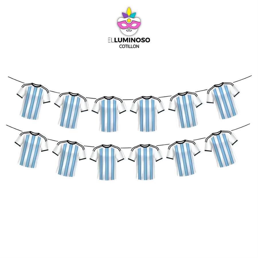 BANDERIN ARGENTINA 12 CAMISETAS 3344-23